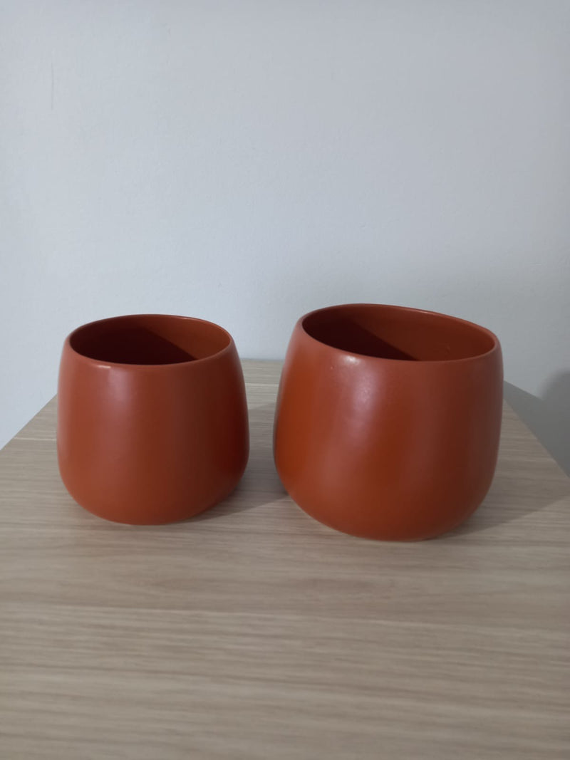 Terracota acetinado escuro
