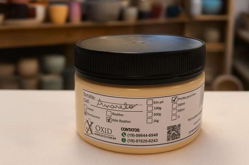 Esmalte Cerâmica AMARELO (KIT AURORA)